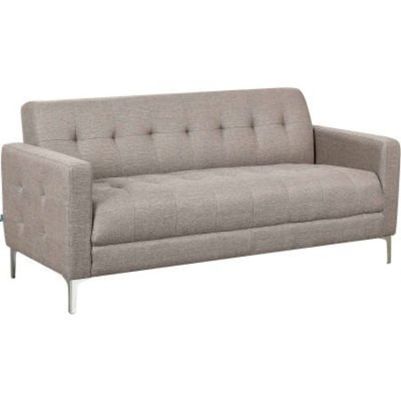 GEC Interion Upholstered Fabric Sofa, Tan 695967TN